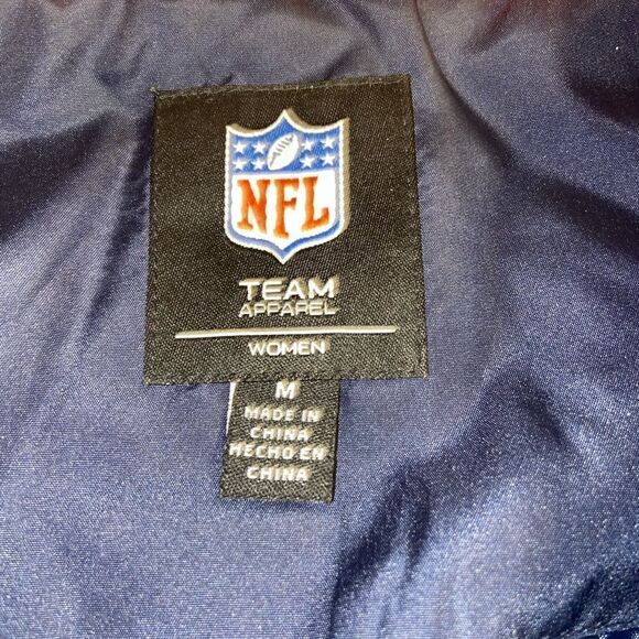 NFL authentic Patriots full zip up jacket size meduim - Picture 3 of 8